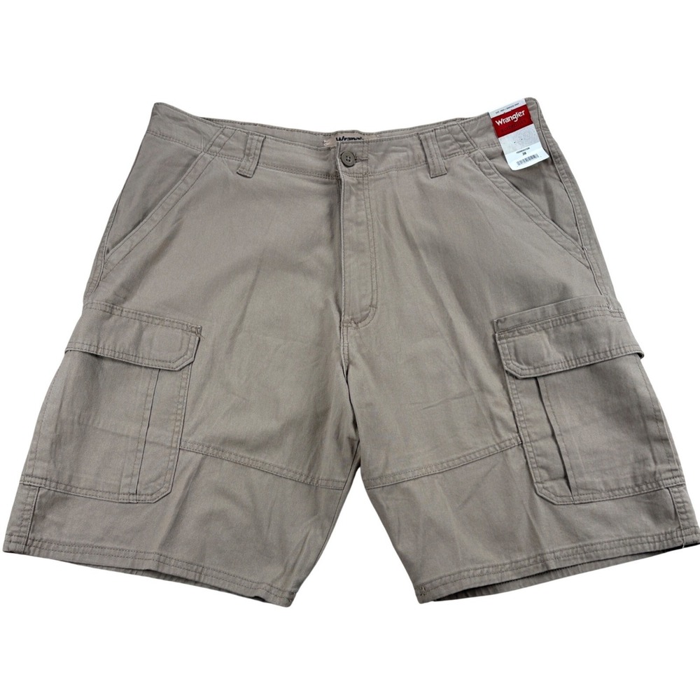 Wrangler Cargo Shorts Mens 38 Tan Beige Khaki Gorpcore Utility Outdoor 10ZM6ACGR